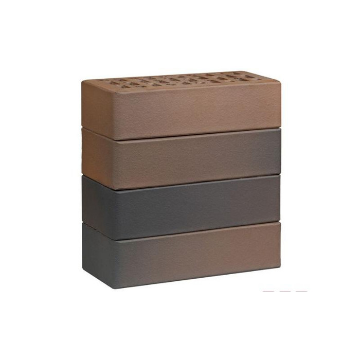 Кирпич облицовочный пустотелый ЛСР светло-коричневый флэш гладкий, 250х120х65 мм